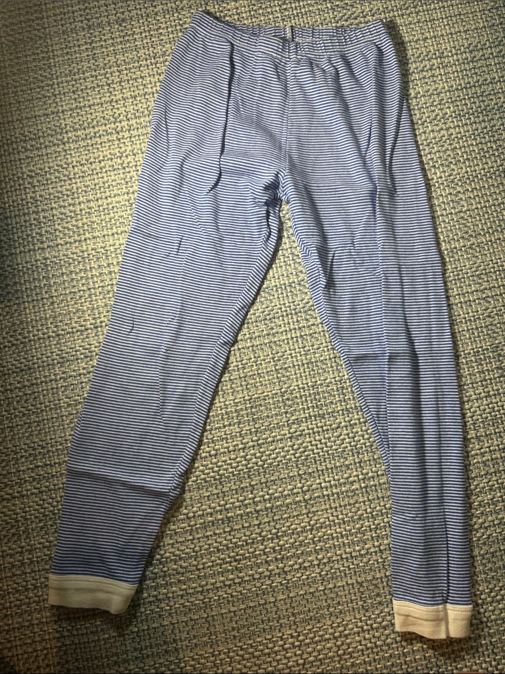 Boys Blue & White Striped pajamas